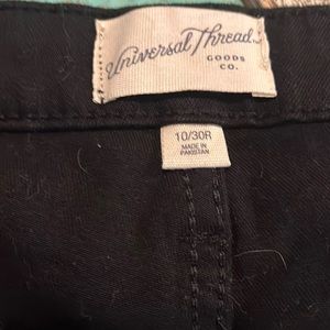 Women’s black shorts , never worn . High Rise midi